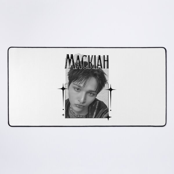 Item preview, AMPERS&ONEe Mackiah Global KPOP Boy Group Black and White Collage Digital Art Portrait designed and sold by AJUNICE STUDIO.
