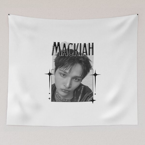 Item preview, AMPERS&ONEe Mackiah Global KPOP Boy Group Black and White Collage Digital Art Portrait designed and sold by AJUNICE STUDIO.