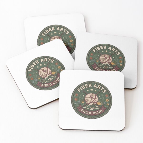 Item preview, Fiber Arts Field Club Vintage Crochet Patch designed and sold by GoofyShopp.