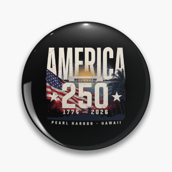 Item preview, America 250 Honolulu Hawaii Pearl Harbor Semiquincentennial 1776 - 2026 Vintage Flag v8 designed and sold by DarylWelsh2024.