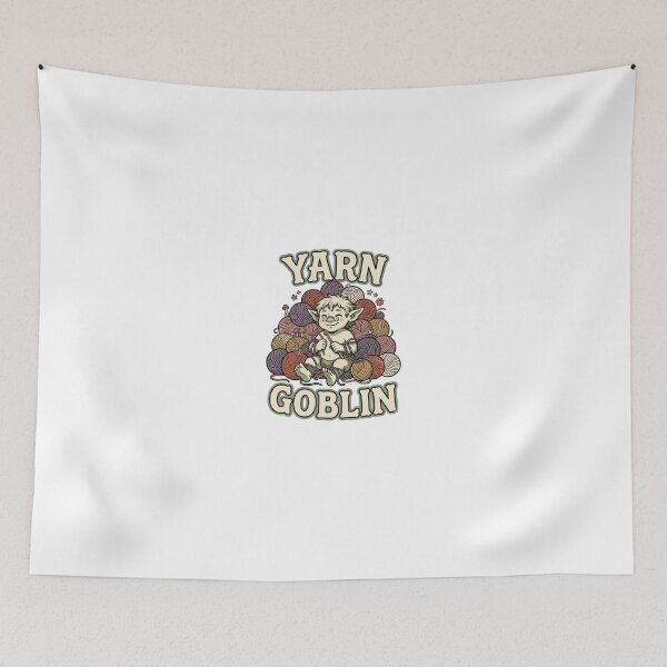 Item preview, Yarn Goblin Funny Crochet Fantasy designed and sold by GoofyShopp.