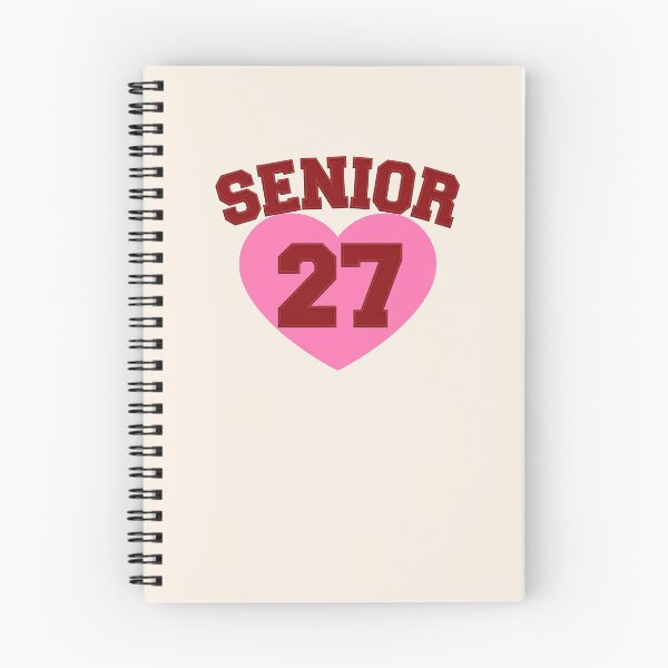 Item preview, Varsity Heart Senior 27 Pink Red Preppy Class of 2027 Car Decal Senior Spirit designed and sold by Yellowriversss.