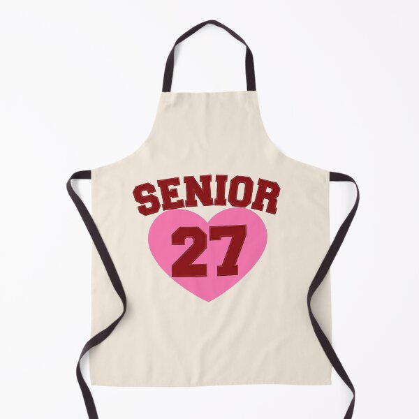 Item preview, Varsity Heart Senior 27 Pink Red Preppy Class of 2027 Car Decal Senior Spirit designed and sold by Yellowriversss.