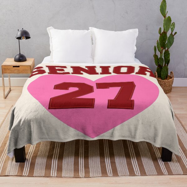 Item preview, Varsity Heart Senior 27 Pink Red Preppy Class of 2027 Car Decal Senior Spirit designed and sold by Yellowriversss.