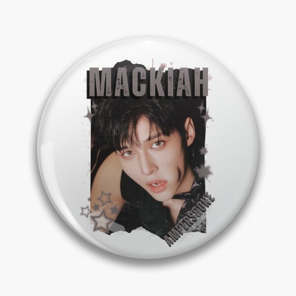 Item preview, AMPERS&ONEe Mackiah Global KPOP Boy Group Black and White Collage Digital Art Portrait designed and sold by AJUNICE STUDIO.
