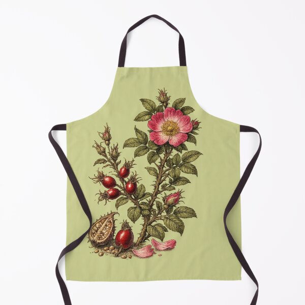 Item preview, Vintage Wild Rose and Rosehip Botanical Art designed and sold by Anyshca.