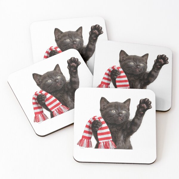 Item preview, Waving cat with scarf designed and sold by frankuffmann.