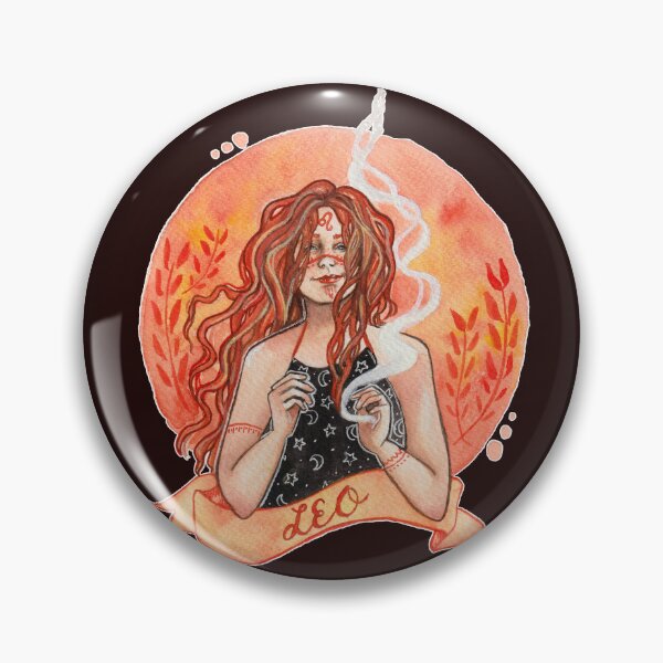 Item preview, Leo Zodiac Sign Celestial Fire Element Magic Art designed and sold by esmavart.