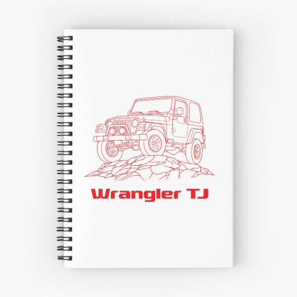 Item preview, Wrangler Tj Hard Top Rock Crawler Minimalist Line Art Red designed and sold by AlexGuzm-an.