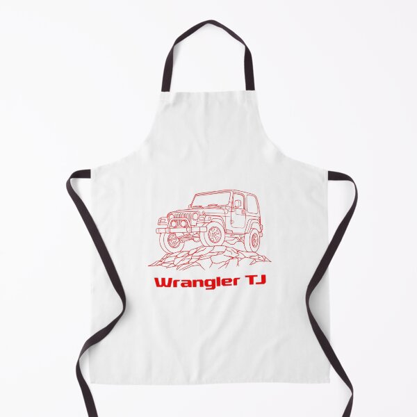 Item preview, Wrangler Tj Hard Top Rock Crawler Minimalist Line Art Red designed and sold by AlexGuzm-an.