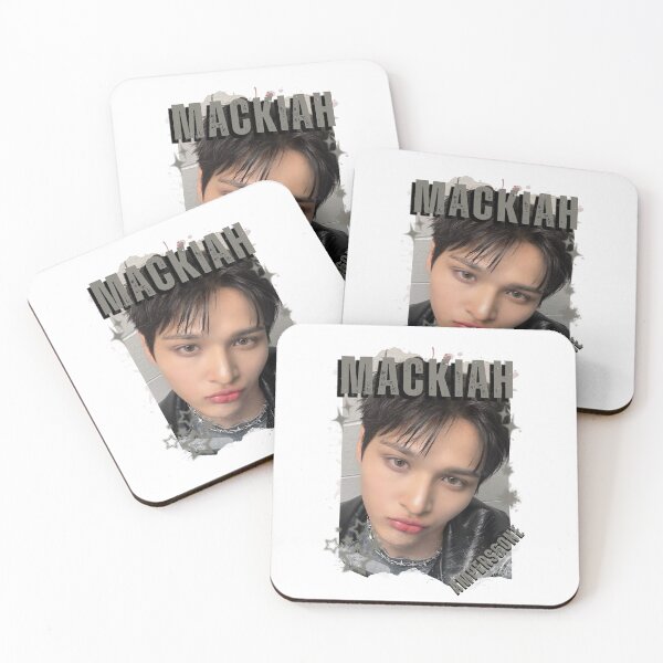 Item preview, AMPERS&ONEe Mackiah Global KPOP Boy Group Black and White Collage Digital Art Portrait designed and sold by AJUNICE STUDIO.