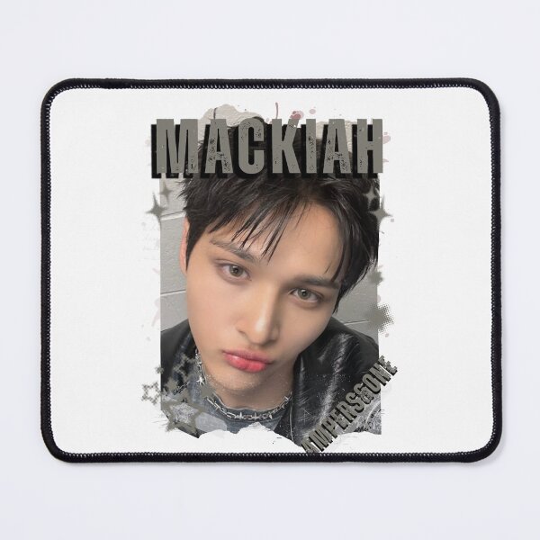Item preview, AMPERS&ONEe Mackiah Global KPOP Boy Group Black and White Collage Digital Art Portrait designed and sold by AJUNICE STUDIO.