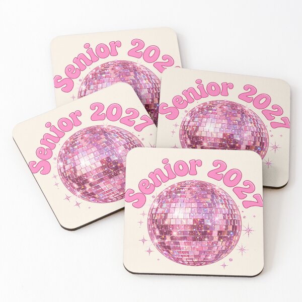 Item preview, Pink Disco Ball Senior 2027 Retro Glitter Party Class of 2027 Senior Spirit designed and sold by Yellowriversss.
