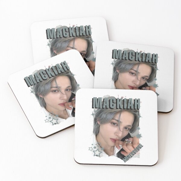 Item preview, AMPERS&ONEe Mackiah Global KPOP Boy Group Black and White Collage Digital Art Portrait designed and sold by AJUNICE STUDIO.