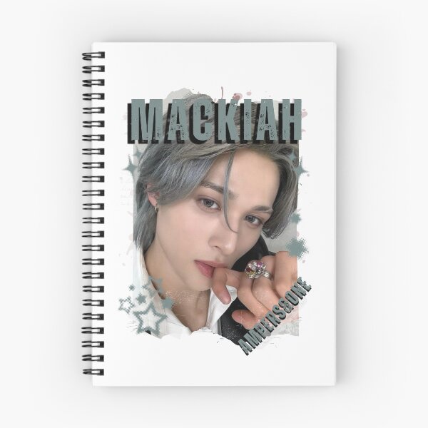 Item preview, AMPERS&ONEe Mackiah Global KPOP Boy Group Black and White Collage Digital Art Portrait designed and sold by AJUNICE STUDIO.