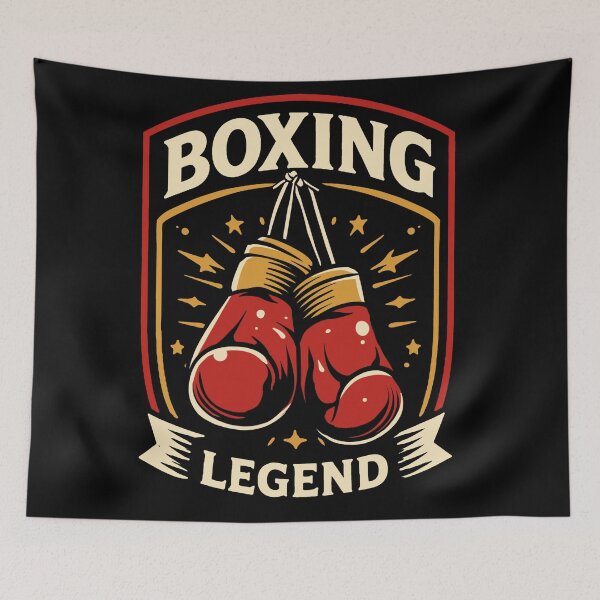 Item preview, Boxing Legend Vintage Boxing Gloves T-Shirt Design designed and sold by phsycartwork.