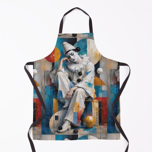 Item preview, Female Pierrot: An Elegant painting. designed and sold by GalleryKauffeld.