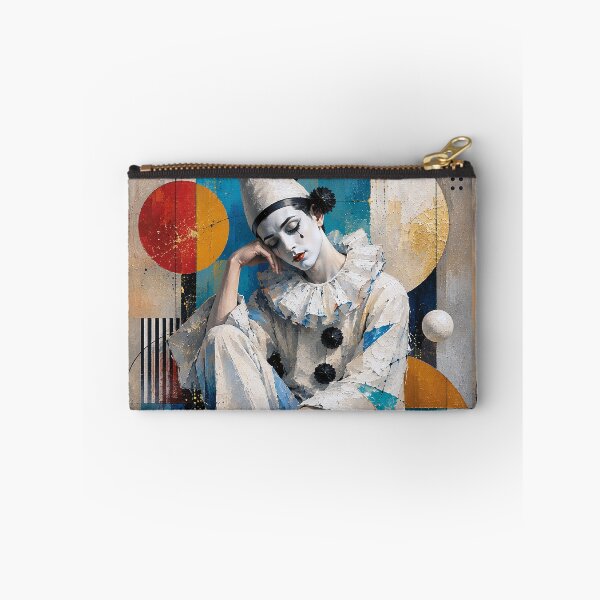 Item preview, Female Pierrot: An Elegant painting. designed and sold by GalleryKauffeld.