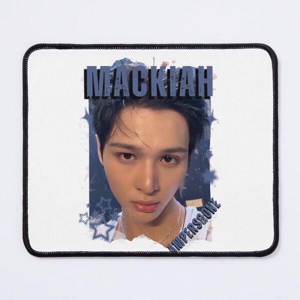Item preview, AMPERS&ONEe Mackiah Global KPOP Boy Group Black and White Collage Digital Art Portrait designed and sold by AJUNICE STUDIO.