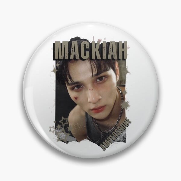 Item preview, AMPERS&ONEe Mackiah Global KPOP Boy Group Black and White Collage Digital Art Portrait designed and sold by AJUNICE STUDIO.