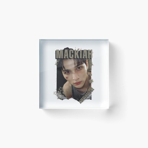 Item preview, AMPERS&ONEe Mackiah Global KPOP Boy Group Black and White Collage Digital Art Portrait designed and sold by AJUNICE STUDIO.
