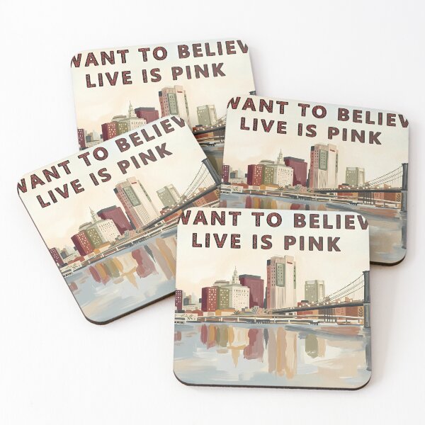 Item preview, I want to believe life is pink designed and sold by Arch & Avenue.