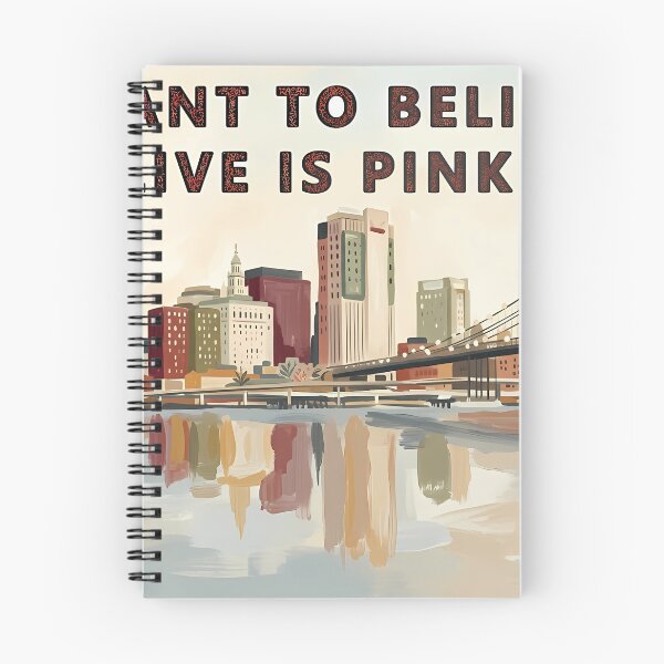 Item preview, I want to believe life is pink designed and sold by Arch & Avenue.