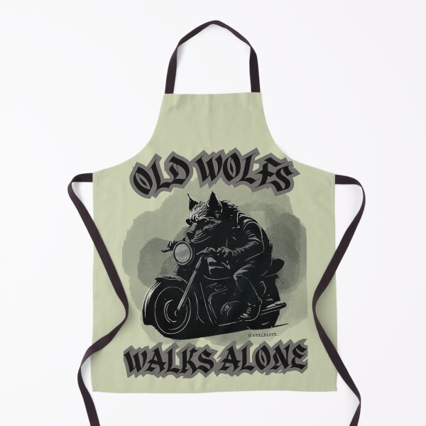 Item preview, OLD WOLFS WALKS ALONE DIGITAL ART y designed and sold by GoGreenlove.
