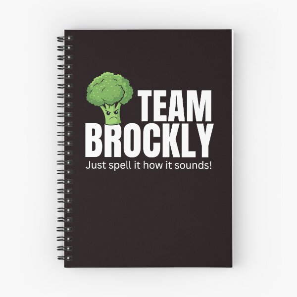 Item preview, Team Brockly Funny Food Typography Design designed and sold by ImeldaSparks.