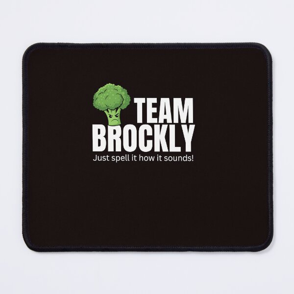 Item preview, Team Brockly Funny Food Typography Design designed and sold by ImeldaSparks.