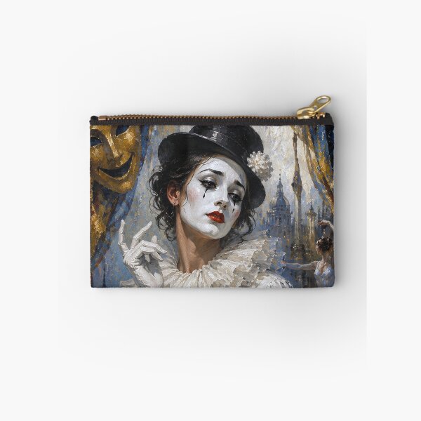 Item preview, An Elegant female Pierrot painting. designed and sold by GalleryKauffeld.
