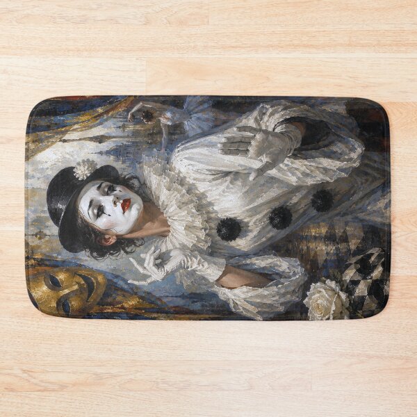 Item preview, An Elegant female Pierrot painting. designed and sold by GalleryKauffeld.