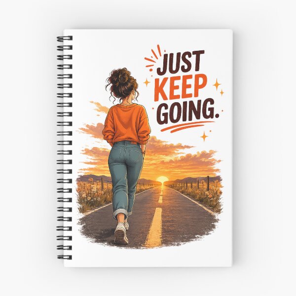 Item preview, Just Keep Going - Illustration motivation & ambition designed and sold by ElleMind.