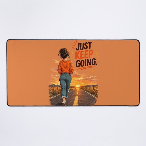 Item preview, Just Keep Going - Illustration motivation & ambition designed and sold by ElleMind.