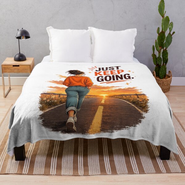 Item preview, Just Keep Going - Illustration motivation & ambition designed and sold by ElleMind.