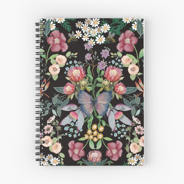 Item preview, Sarahs Garden 2 with black background designed and sold by FionaMearon.