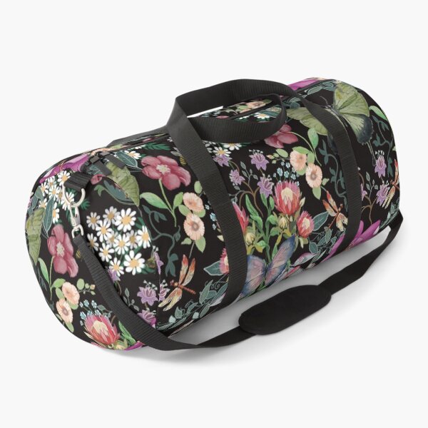 Item preview, Sarahs Garden 2 with black background designed and sold by FionaMearon.
