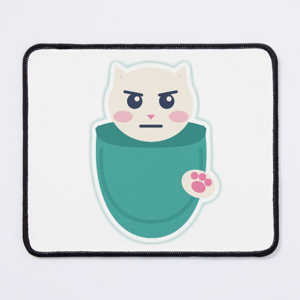 Item preview, Vet Tech Cat Burrito Restraint Towel Sticker designed and sold by NTOO.