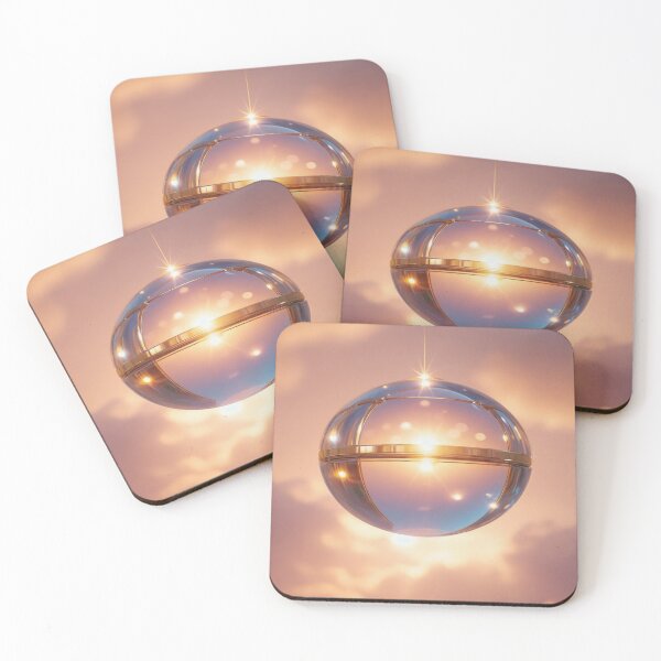 Item preview, Rose Gold Orb Above Clouds designed and sold by ClarityPulse Studio.
