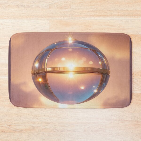 Item preview, Rose Gold Orb Above Clouds designed and sold by ClarityPulse Studio.