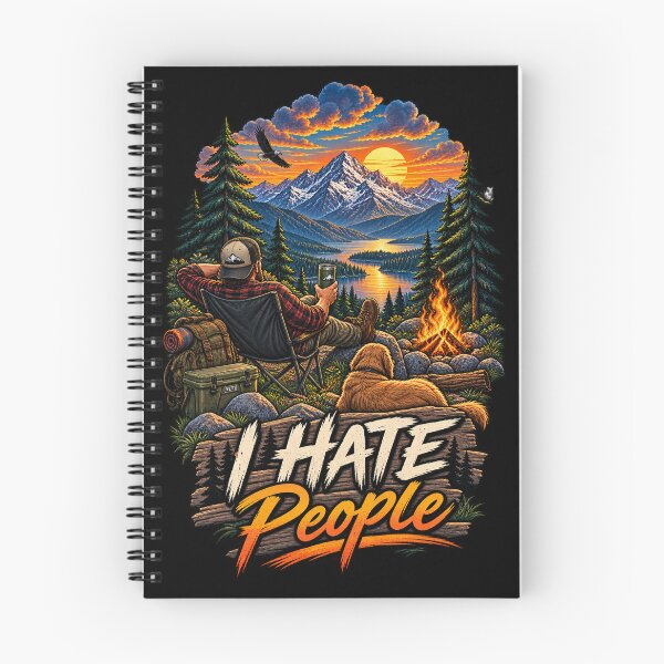 Item preview, I Hate People – Funny Camping Mountain Outdoor Escape designed and sold by getpressedshirt.