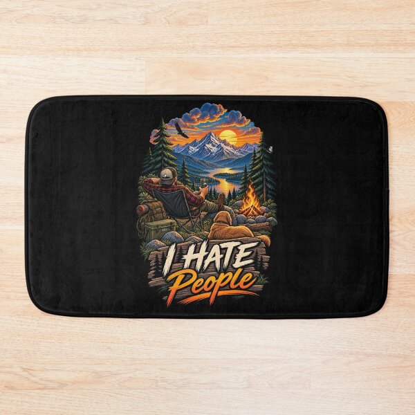 Item preview, I Hate People – Funny Camping Mountain Outdoor Escape designed and sold by getpressedshirt.