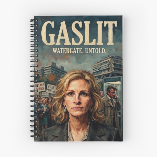 Item preview, Gaslit Political Drama Fine Art Tribute designed and sold by Art's Diner.