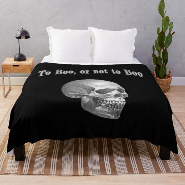 Item preview, Halloween Skull with a Philosophical Question designed and sold by studiodrchicken.