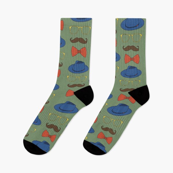 Item preview, Colourful Moustache man designed and sold by Line & Tide.