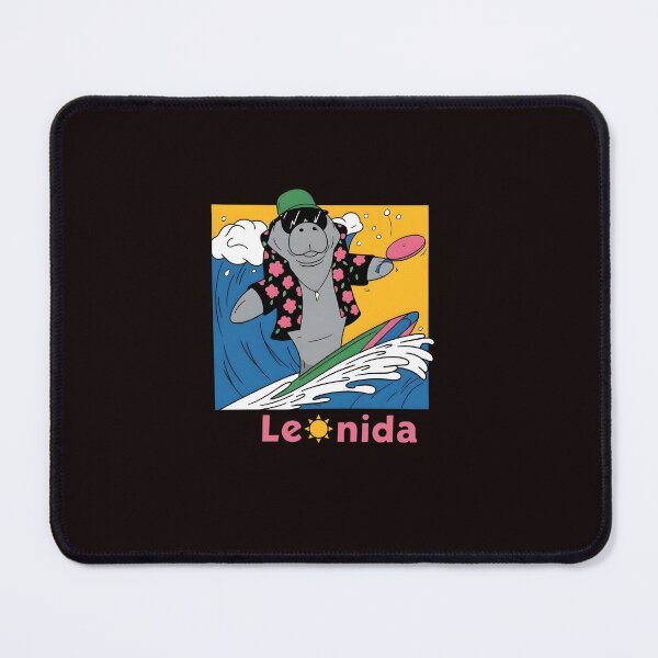 Item preview, Manatee Leonida Surfing Retro Beach designed and sold by ImeldaSparks.