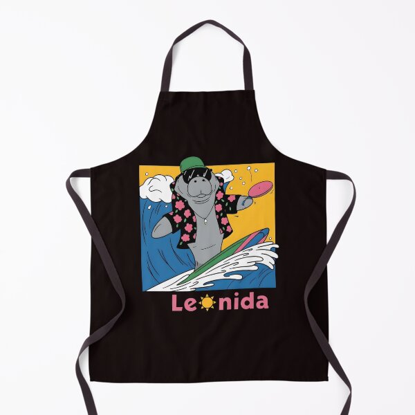 Item preview, Manatee Leonida Surfing Retro Beach designed and sold by ImeldaSparks.