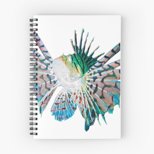Item preview, spreading fins lionfish designed and sold by tank200bar.