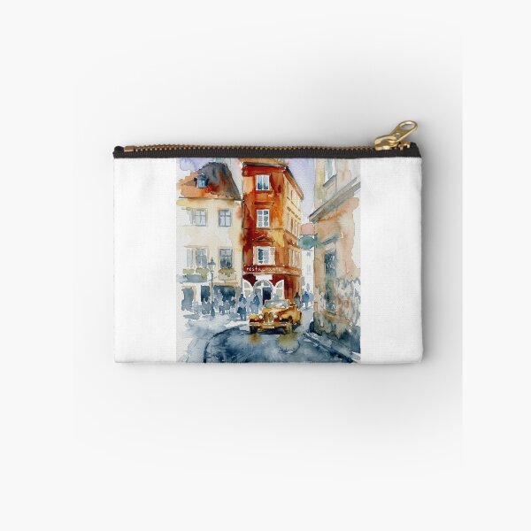 Item preview, Prague Street Scene with Vintage Car designed and sold by caracatita75.