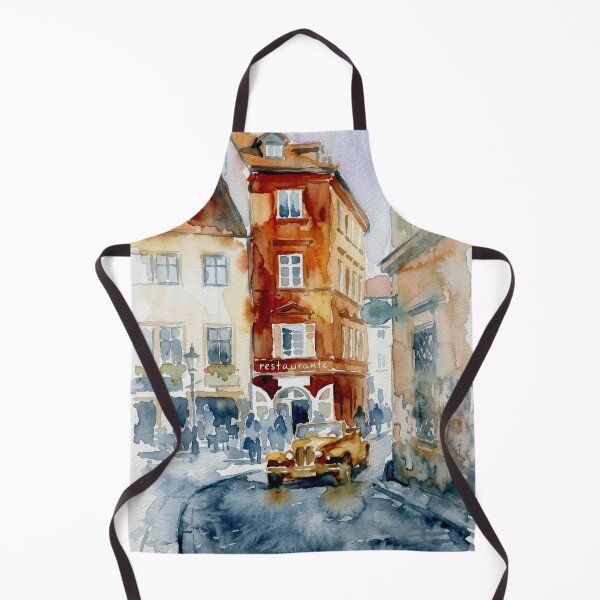 Item preview, Prague Street Scene with Vintage Car designed and sold by caracatita75.